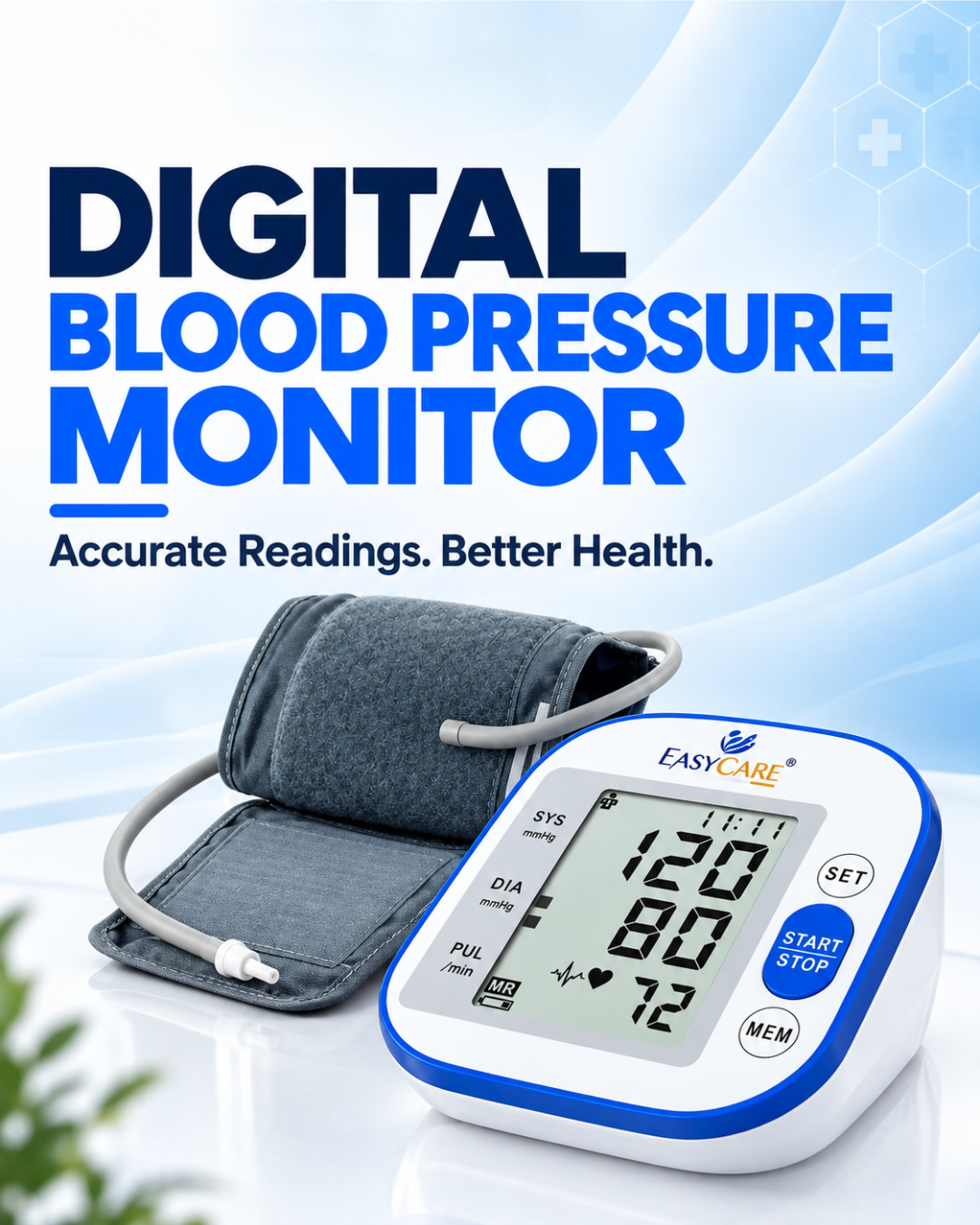 Digital Blood Pressure Monitor – EC 9009