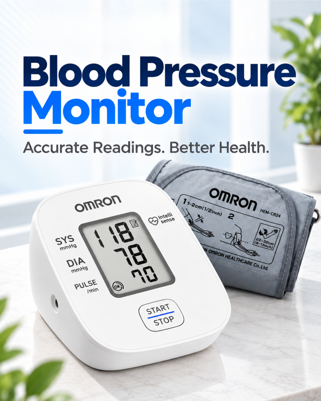 Digital Blood Pressure Monitor – HEM-7121J