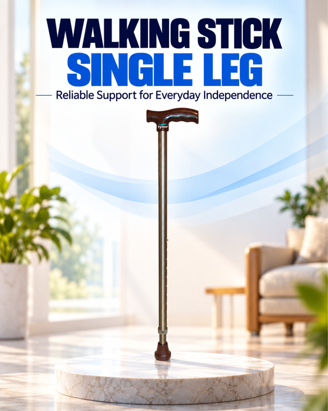 Walking Stick – Single Leg, L Type