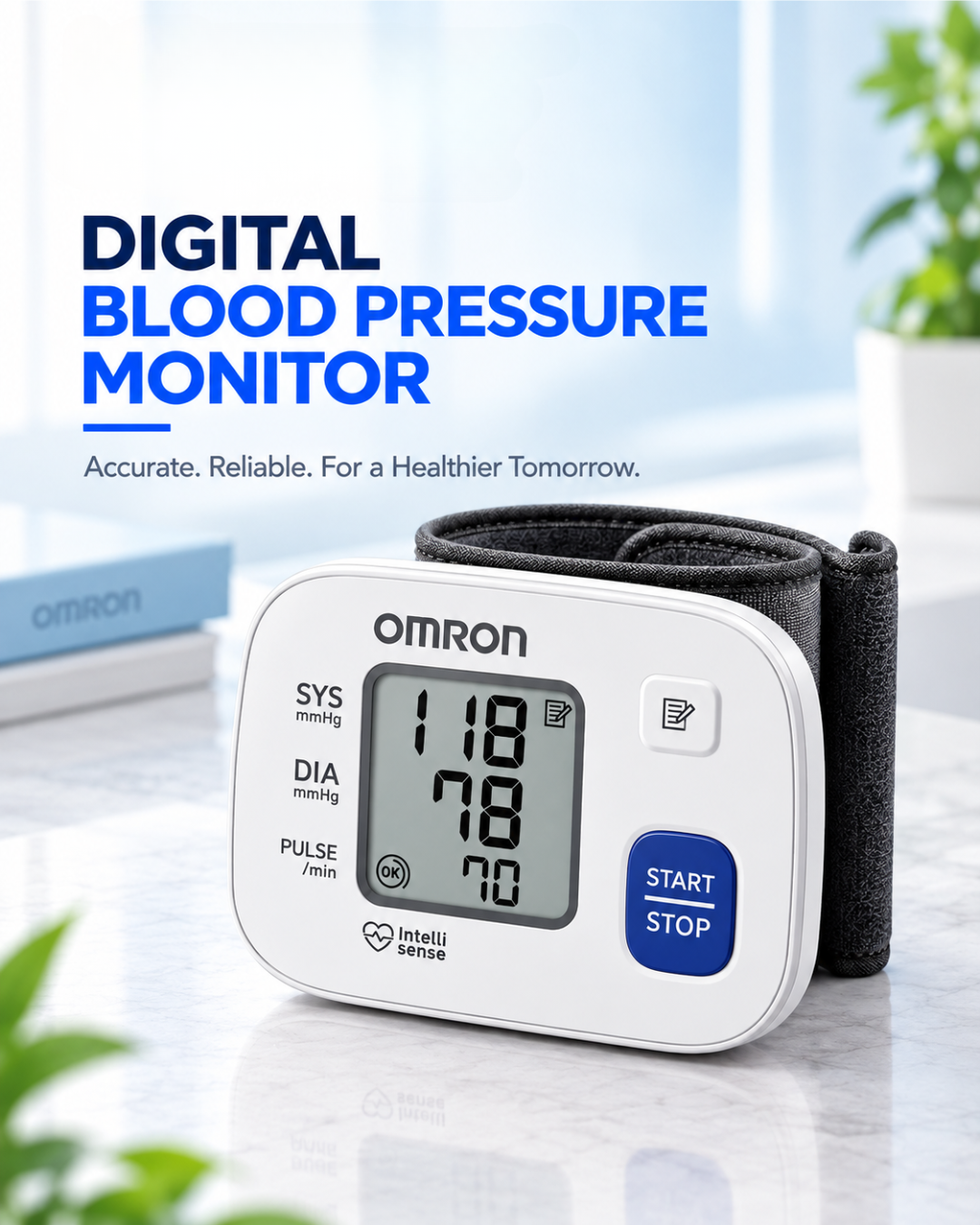 Digital Blood Pressure Monitor – HEM-6161