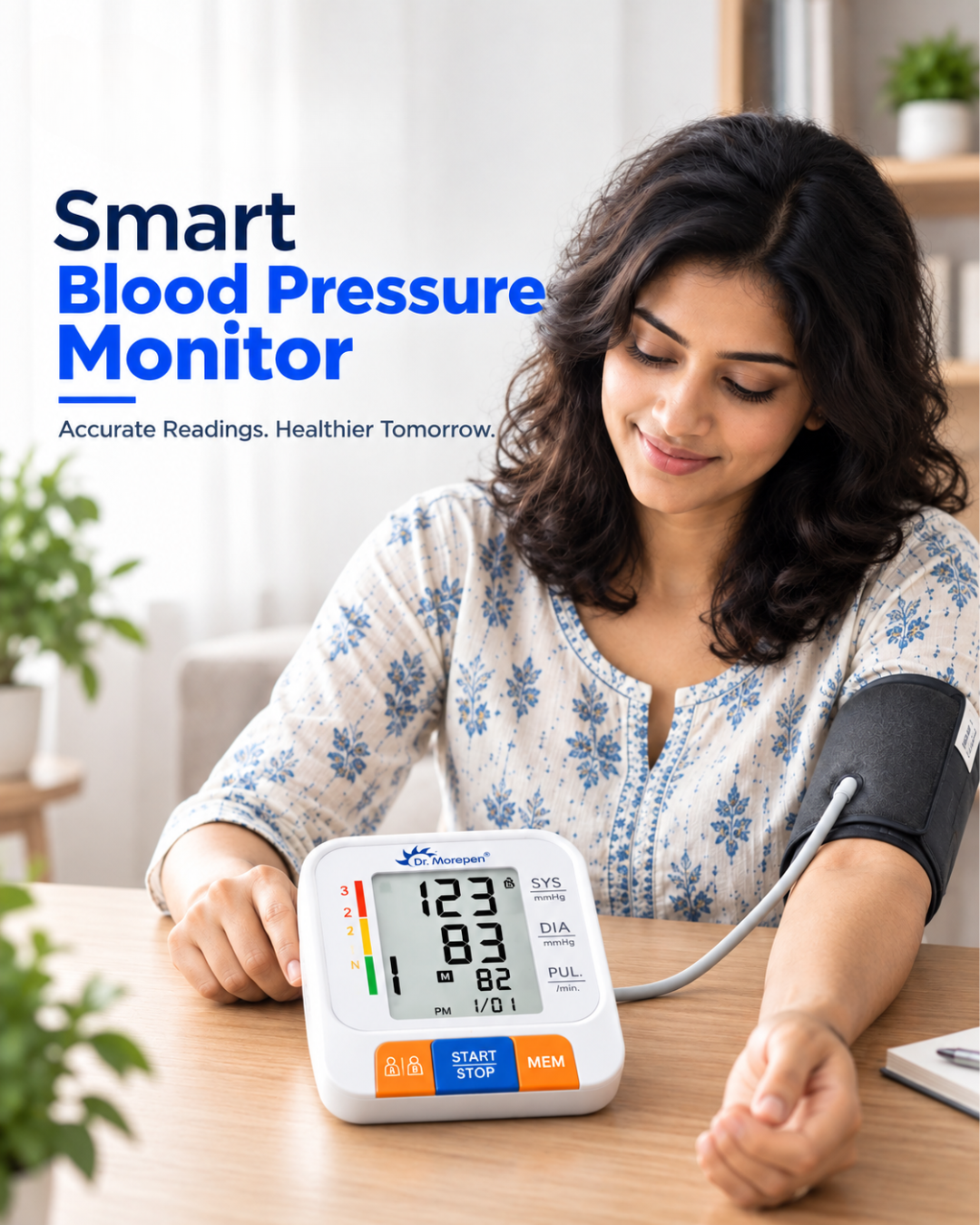 13. DIGITAL BLOOD PRESSURE MONITOR – DR MOREPEN – BO15 – 3