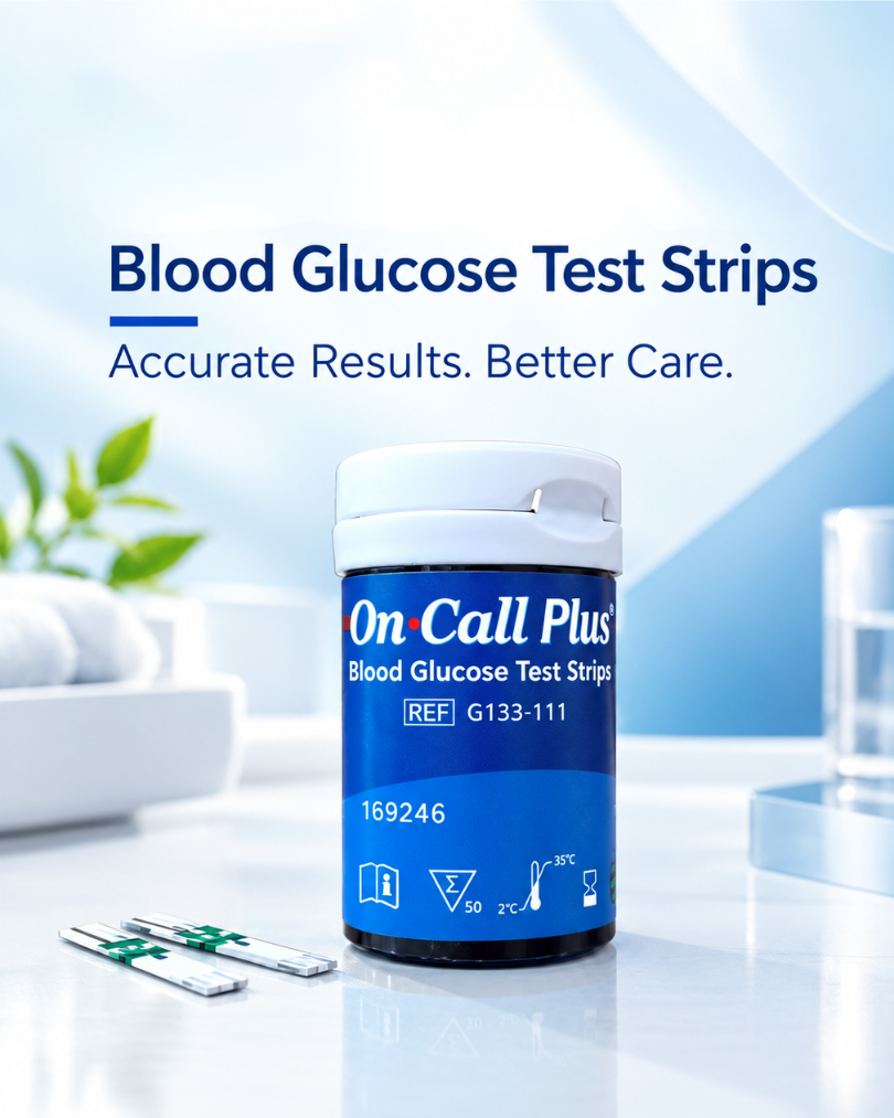 Glucometer Test Strips – On Call Plus, 200's