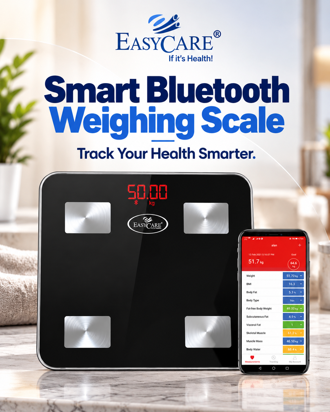 Smart Bluetooth Weighing Scale – 3141