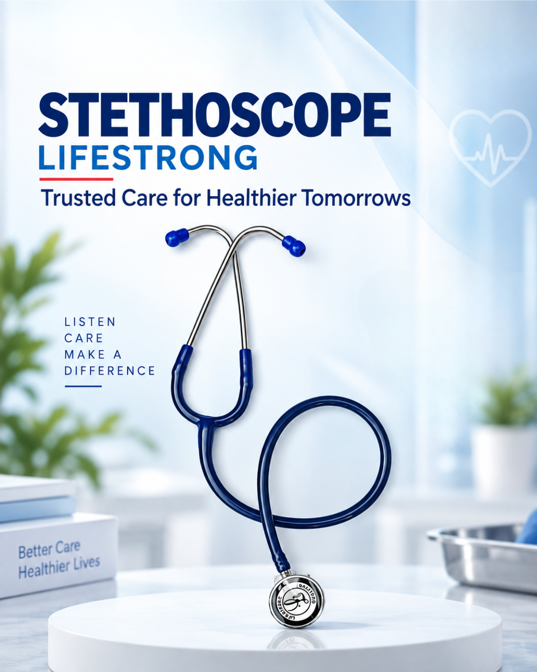Diamond Heart Stethoscope