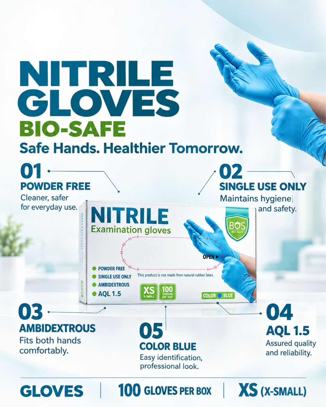 56. NITRILE GLOVES BIO-SAFE – BIO-SAFE 2