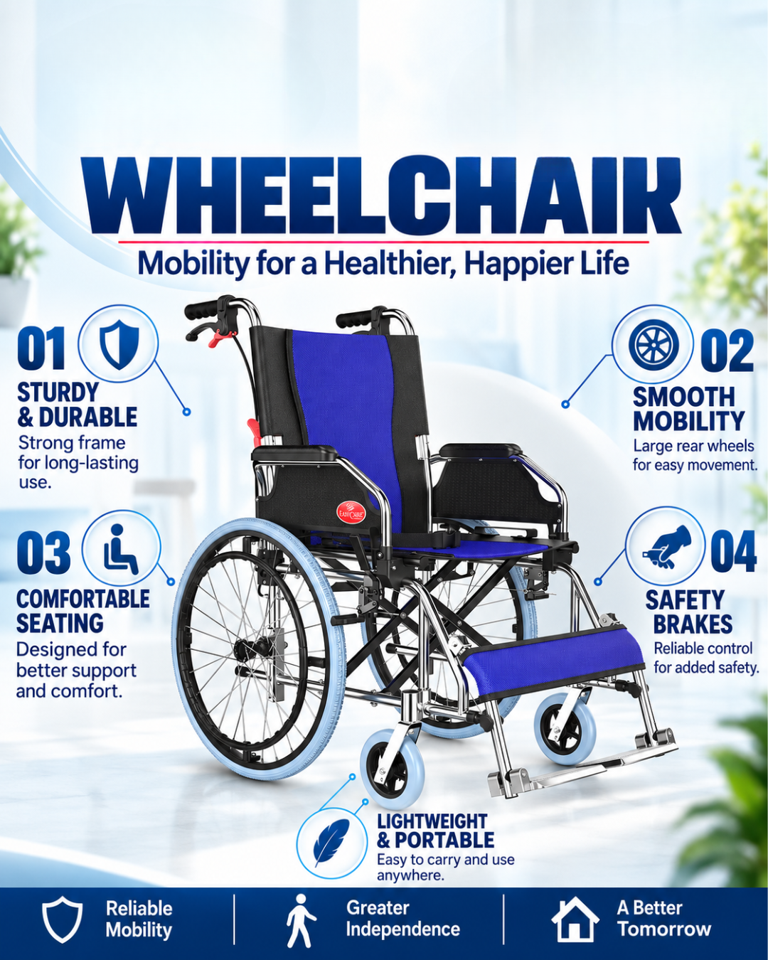 69. WHEELCHAIR – EASYCARE – EC 700 2