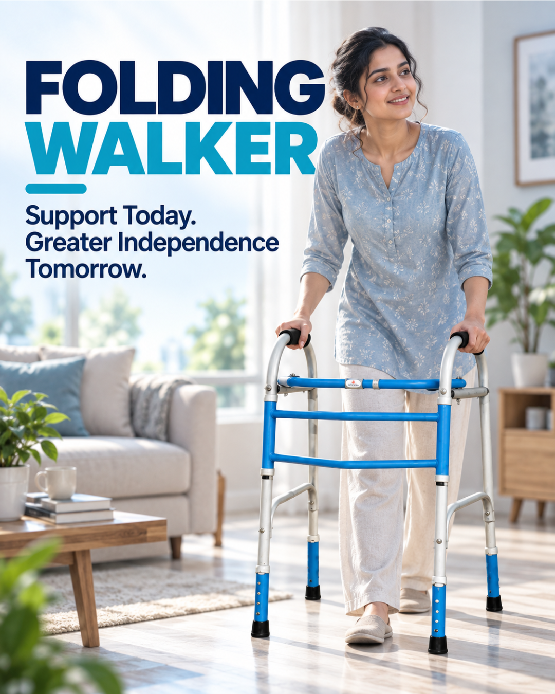 FOLDING WALKER – 210 – MEDVANCE – 3