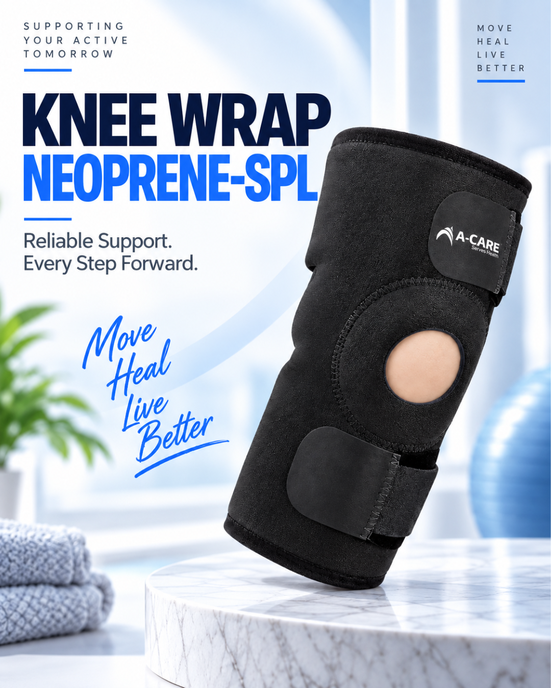 Knee Wrap (Neoprene-SPL) – A-CARE