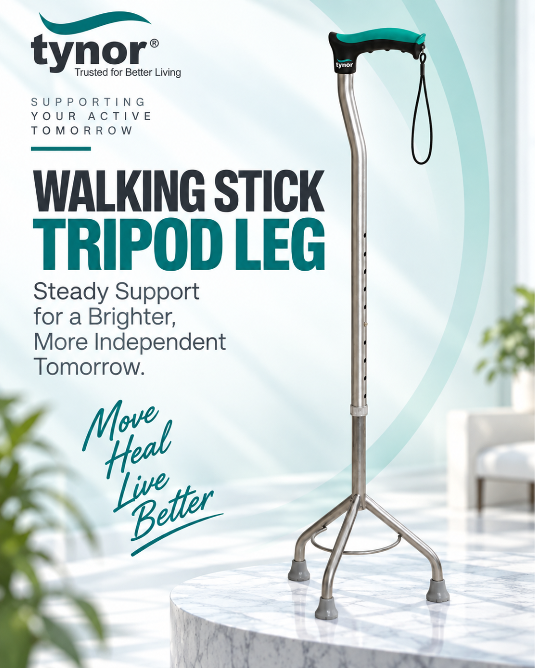 Walking Stick Tripod Leg – Tynor