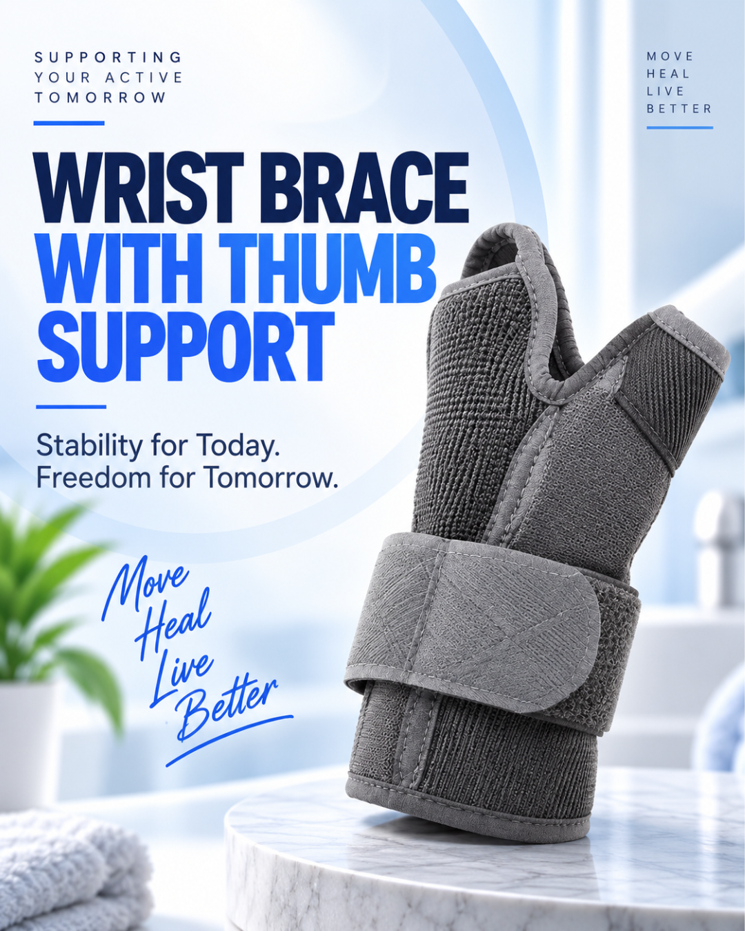 Wrist Brace with Thumb Support – A-CARE
