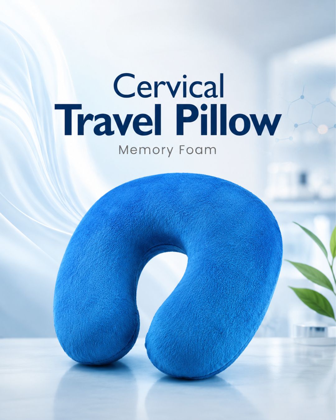 Cervical Travel Pillow (Memory Foam)